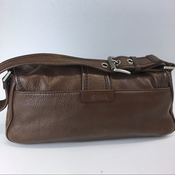 MICHAEL KORS Vintage Brown Pebbled Leather Bag - Picture 4 of 8